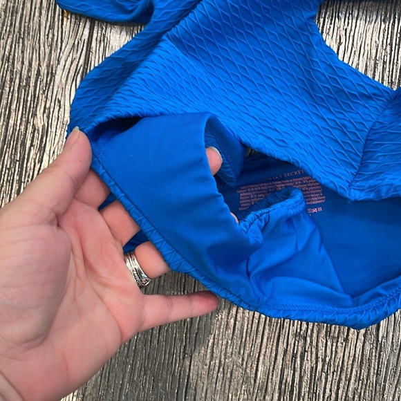 VICTORIA'S SECRET SWIM The Cut-Out Cheeky One-Piece Swimsuit vibrant blue size s - Picture 5 of 8